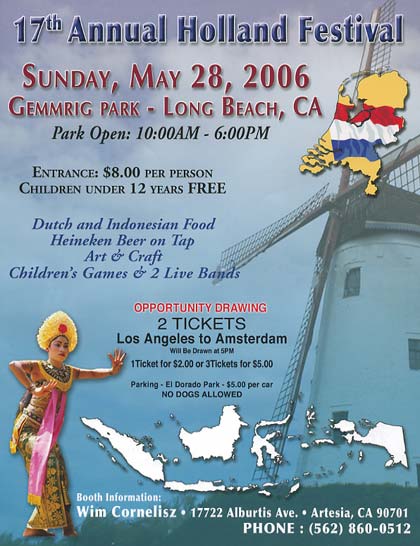 Annual Holland Festival 2006, Gemmrig Park, Long Beach