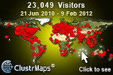 Locations of visitors to this page